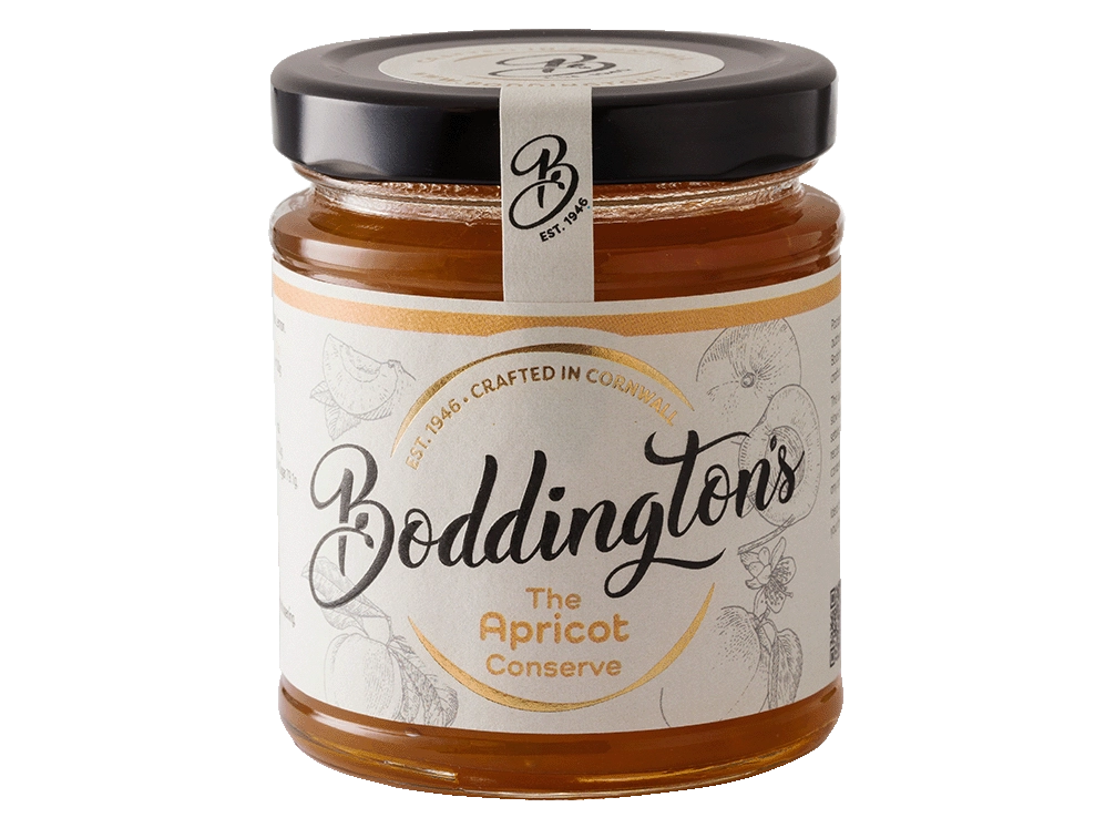 227g Jar of Boddington's Apricot Conserve