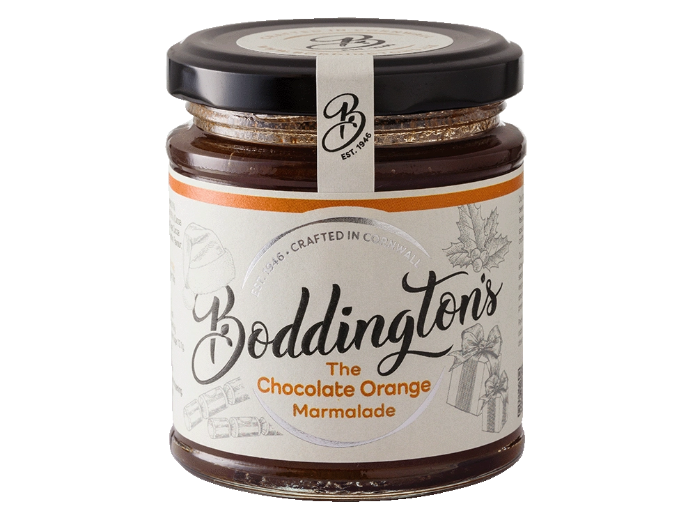 227g Jar of Boddington's Chocolate Orange Marmalade