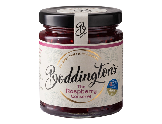 227g Jar of Boddington's Raspberry Conserve