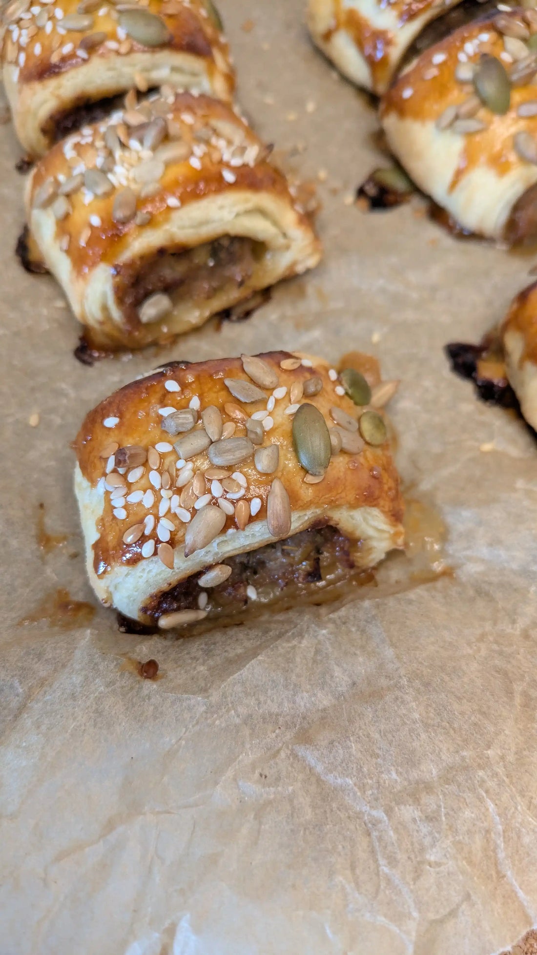 Pork and Apple Sausage Rolls with Boddington’s Apple Chutney