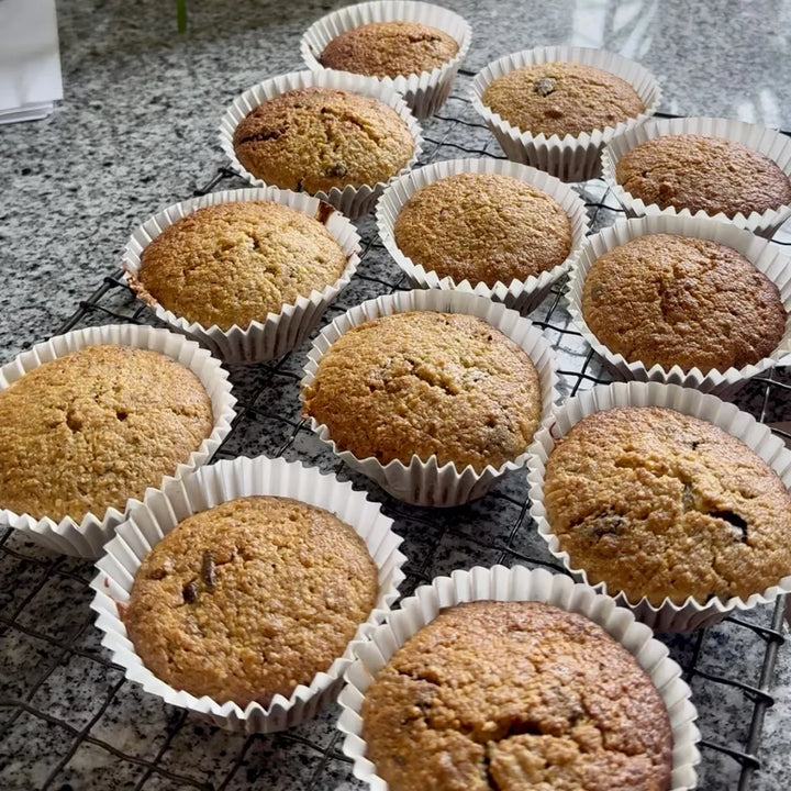 Banana, Apricot & Nut Muffins