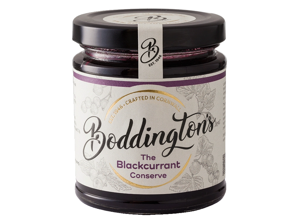 227g Jar of Boddington's Blackcurrant Conserve