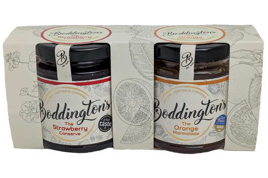 Breakfast Favourites Duo (Strawberry & Marmalade) Gift Box