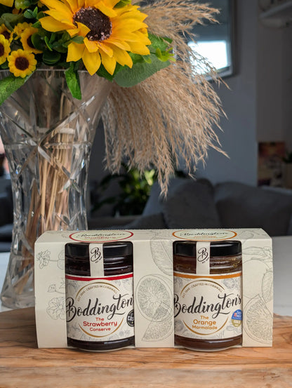 Breakfast Favourites Duo (Strawberry & Marmalade) Gift Box