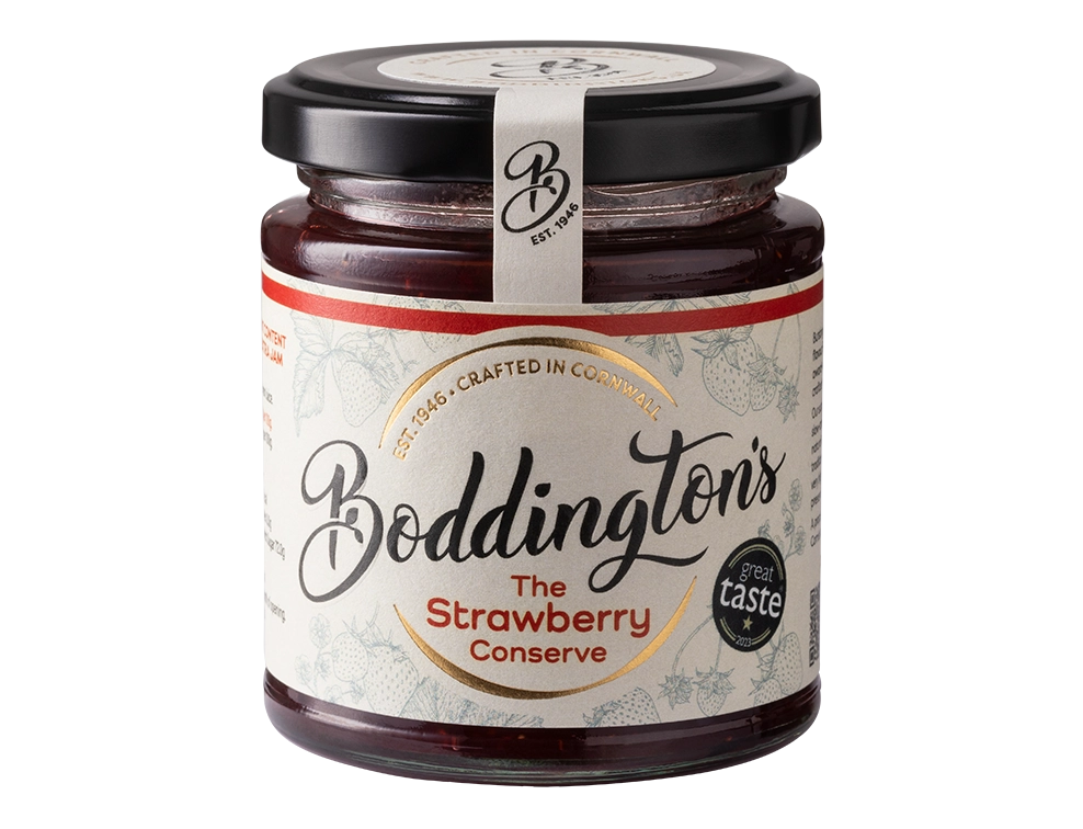 227g Jar of Boddington's Strawberry Conserve