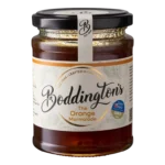 Boddington's Orange Marmalade 340g glass jar product image with no background.